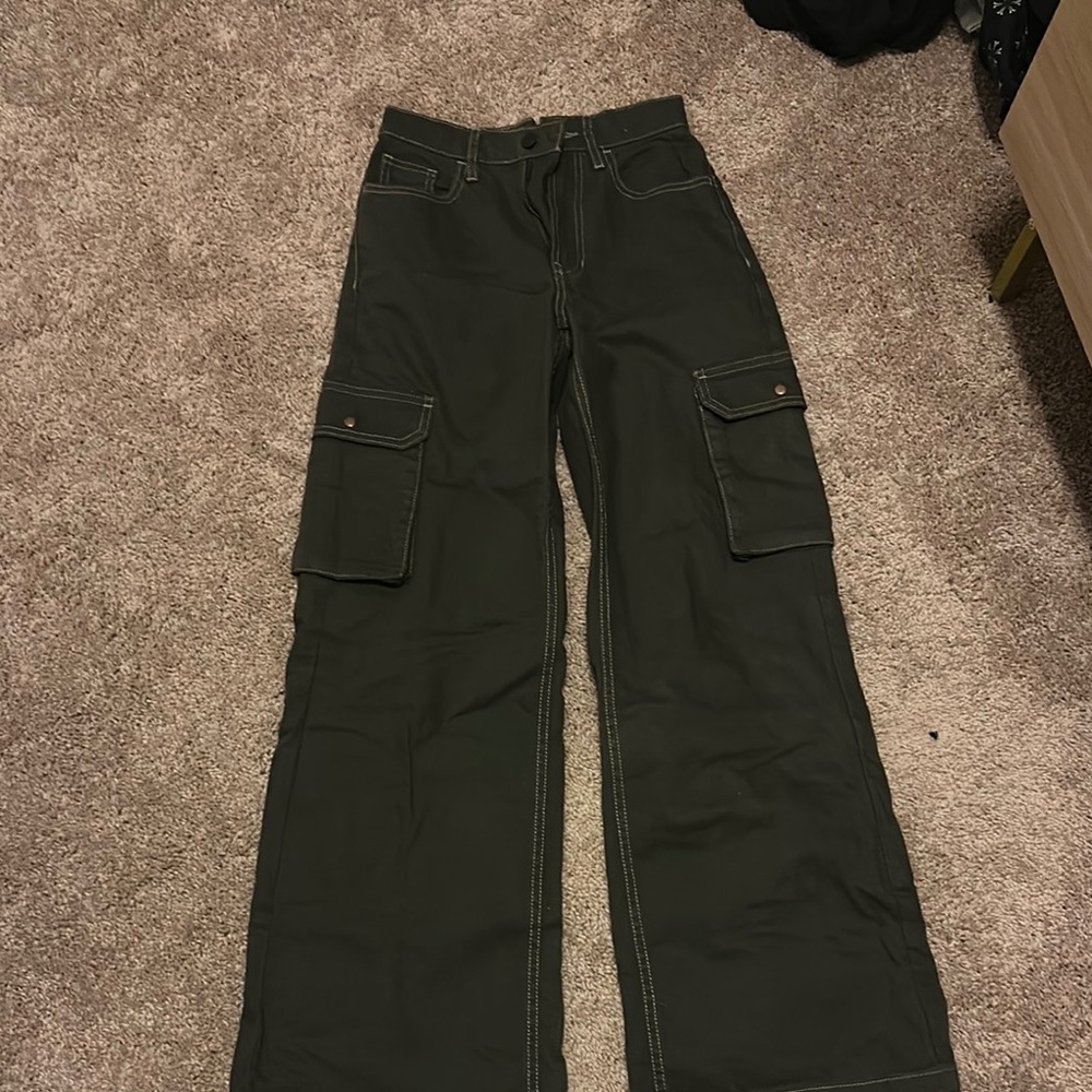 PacSun Olive Cargo Pants